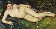 Pierre-Auguste Renoir Nymphe an der Quelle painting